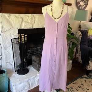 TART sundress orchard bloom “lilac” 100% cotton summer dress size xs NWT